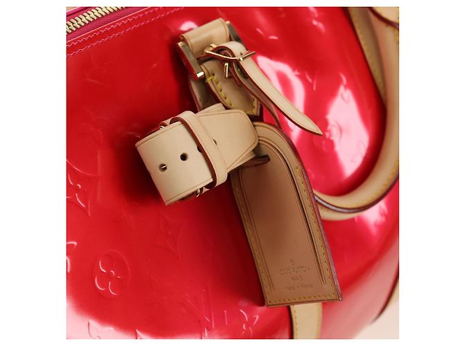 LOUIS VUITTON Borsa Boston Monogram Vernis Mercer Fusha Pink LV Auth 177997SAV - vista 18
