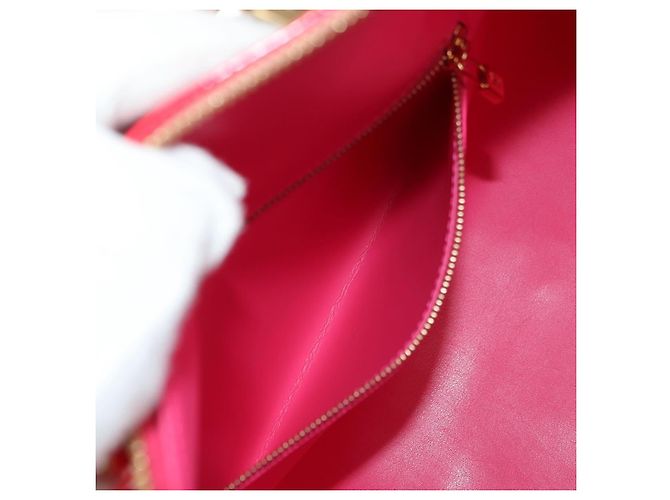 LOUIS VUITTON Borsa Boston Monogram Vernis Mercer Fusha Pink LV Auth 177997SAV - vista 23