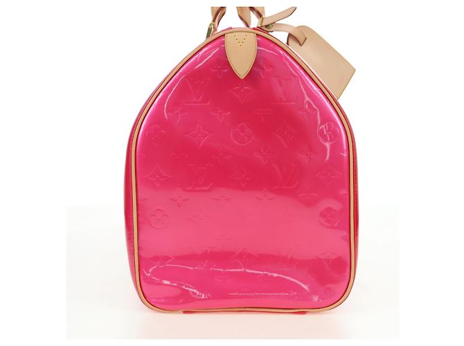 LOUIS VUITTON Borsa Boston Monogram Vernis Mercer Fusha Pink LV Auth 177997SAV - vista 4