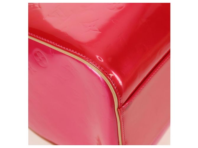 LOUIS VUITTON Borsa Boston Monogram Vernis Mercer Fusha Pink LV Auth 177997SAV - vista 8