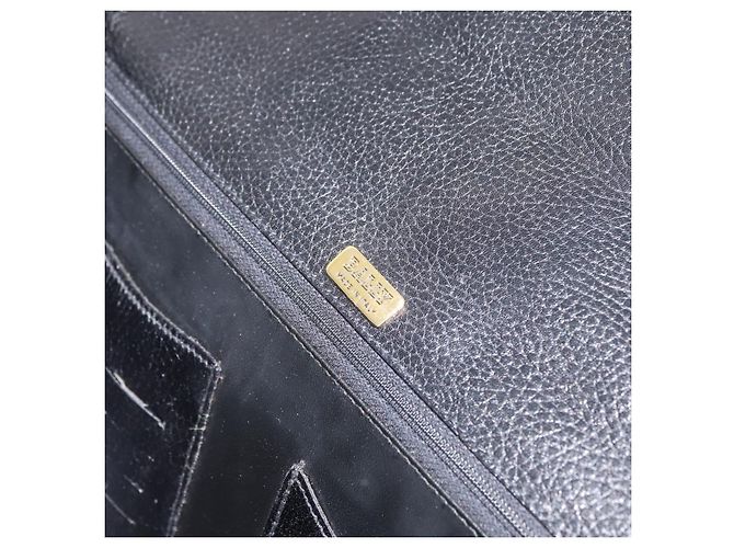 Borsa Business BALLY in pelle nera e oro Auth bs34560 Nero D'oro - vista 17