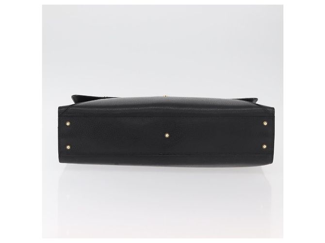 Borsa Business BALLY in pelle nera e oro Auth bs34560 Nero D'oro - vista 5