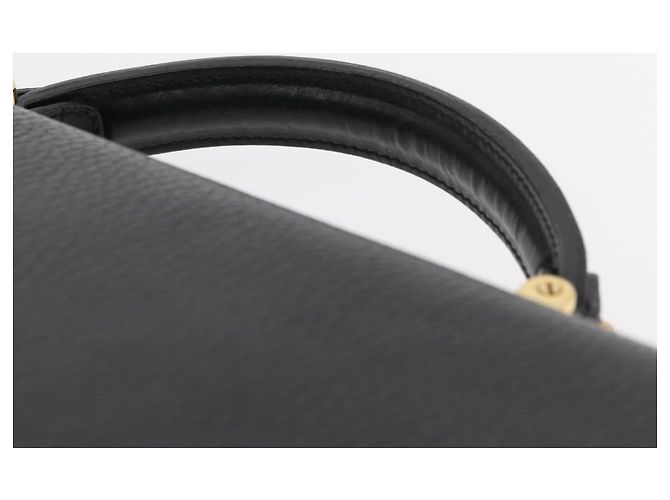 Borsa Business BALLY in pelle nera e oro Auth bs34560 Nero D'oro - vista 8