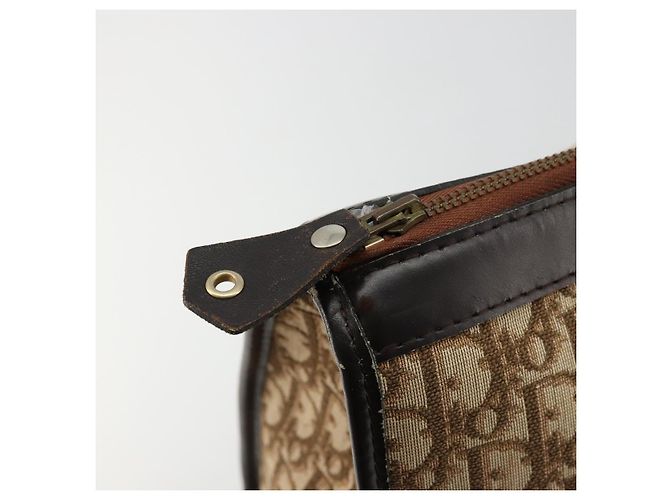 Borsa Christian Dior Trotter Canvas Beige Auth 176827 - vista 10