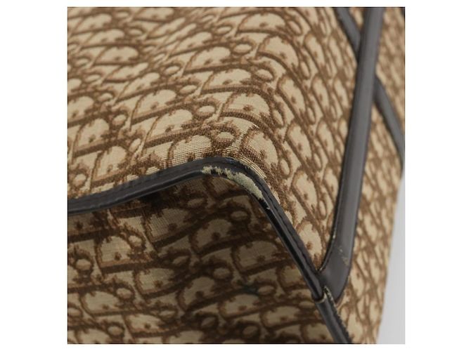Borsa Christian Dior Trotter Canvas Beige Auth 176827 - vista 15