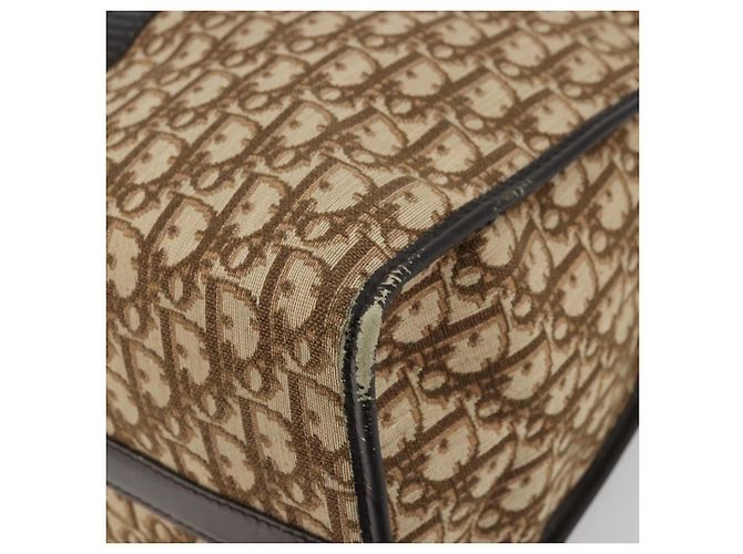 Borsa Christian Dior Trotter Canvas Beige Auth 176827 - vista 8
