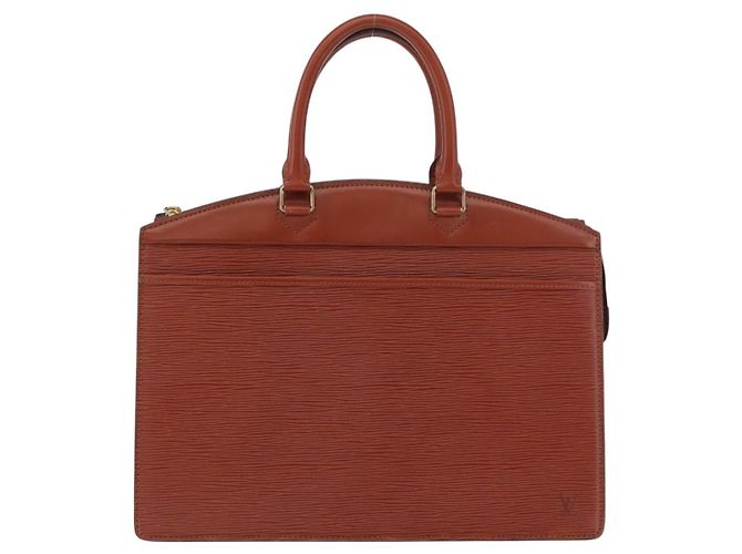Borsa LOUIS VUITTON Epi Riviera Marrone M48183 LV Auth 177065 - vista 13
