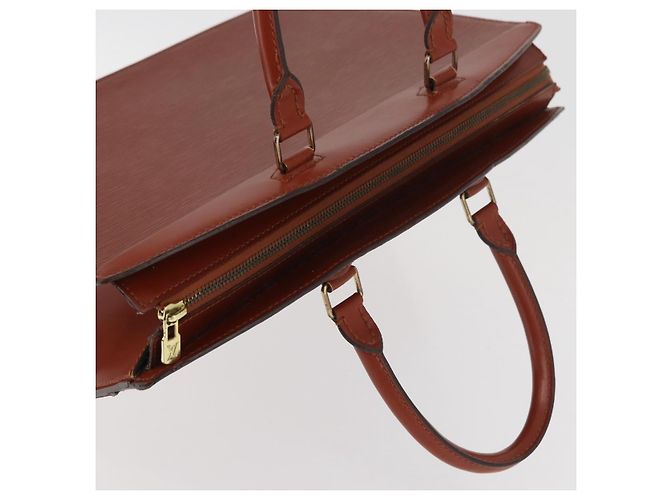Borsa LOUIS VUITTON Epi Riviera Marrone M48183 LV Auth 177065 - vista 6