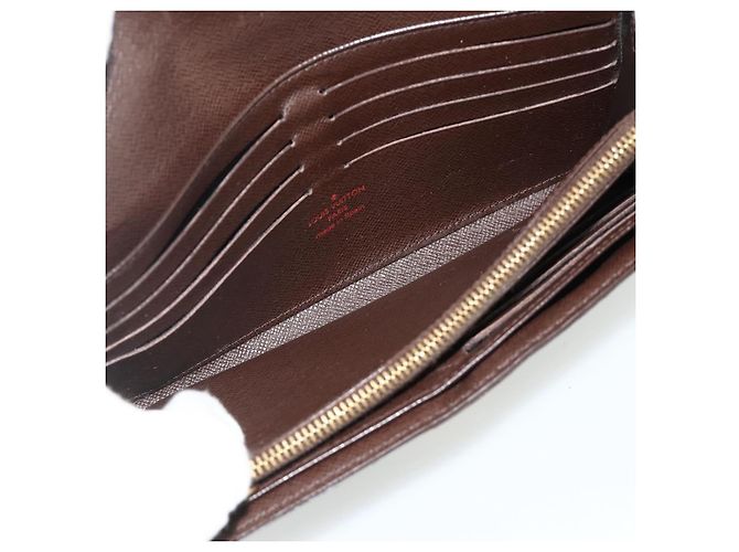 LOUIS VUITTON Damier Ebene Portefeuille Sistina Long Wallet N61747 Auth bs35096 - vista 10