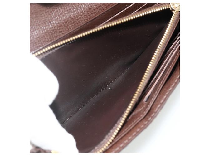 LOUIS VUITTON Damier Ebene Portefeuille Sistina Long Wallet N61747 Auth bs35096 - vista 11