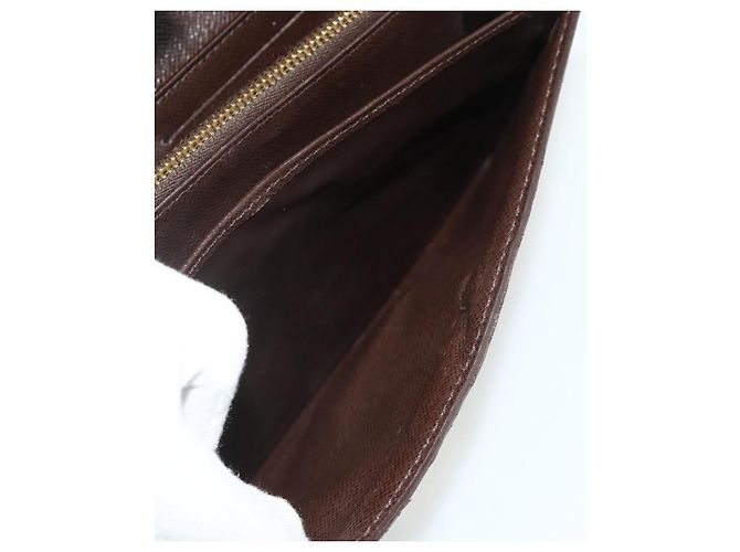 LOUIS VUITTON Damier Ebene Portefeuille Sistina Long Wallet N61747 Auth bs35096 - vista 21