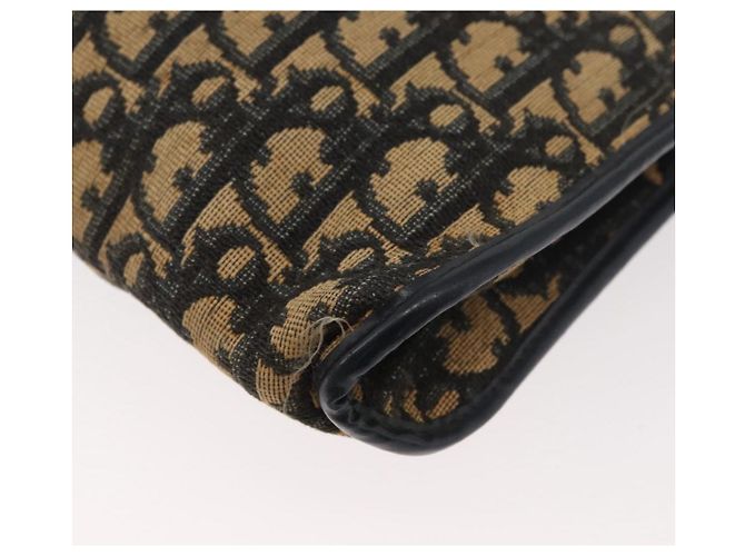 Borsa a Spalla Christian Dior Trotter Canvas Blu Navy Oro Autentica 178491 D'oro - vista 16