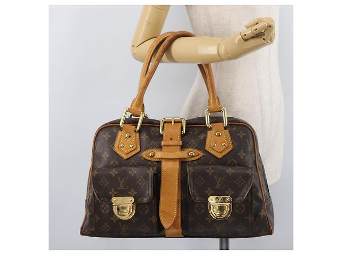 LOUIS VUITTON Borsa Monogram Manhattan GM M40025 LV Auth 178236 Monogramma - vista 22