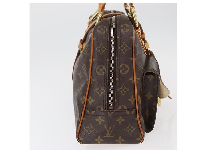 LOUIS VUITTON Borsa Monogram Manhattan GM M40025 LV Auth 178236 Monogramma - vista 4