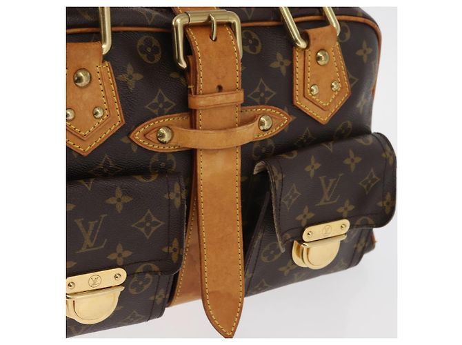 LOUIS VUITTON Borsa Monogram Manhattan GM M40025 LV Auth 178236 Monogramma - vista 9