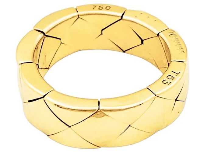 Anello Chanel, "Matelassé", oro giallo. - vista 2