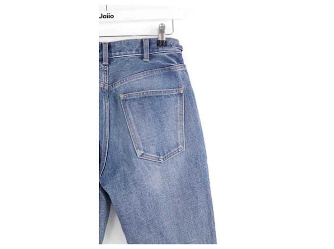 Céline Jeans dritti blu - vista 4