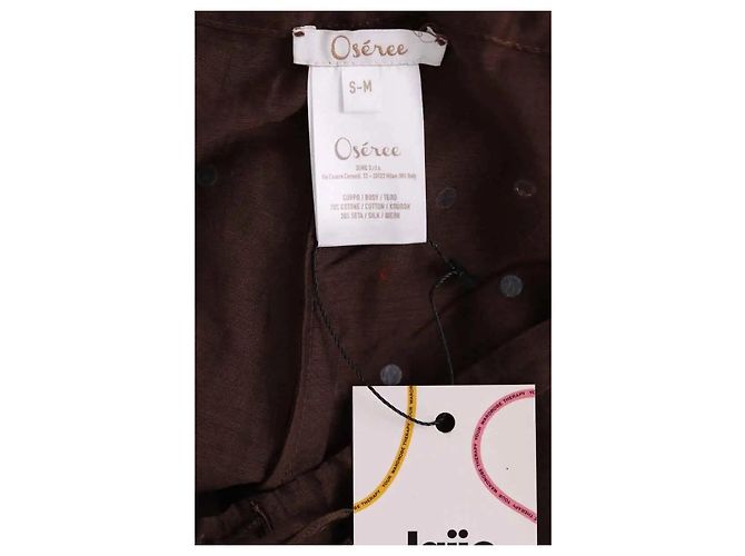Autre Marque Pantalones anchos marrones Castaño - vista 5