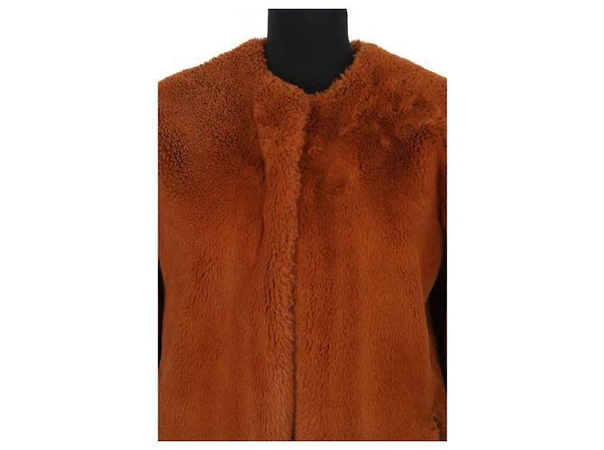 Maje Manteau marron - vue 2