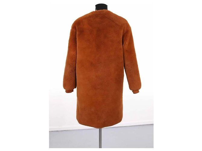 Maje Manteau marron - vue 4