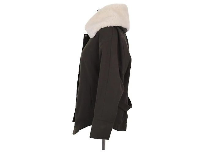 Iro Cappotto kaki Cachi - vista 3
