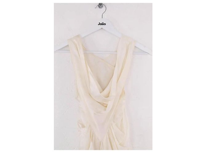 Abito Rick Owens Ecru - vista 2