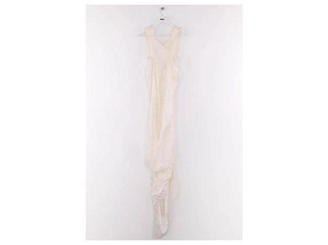 Abito Rick Owens Ecru - vista 3