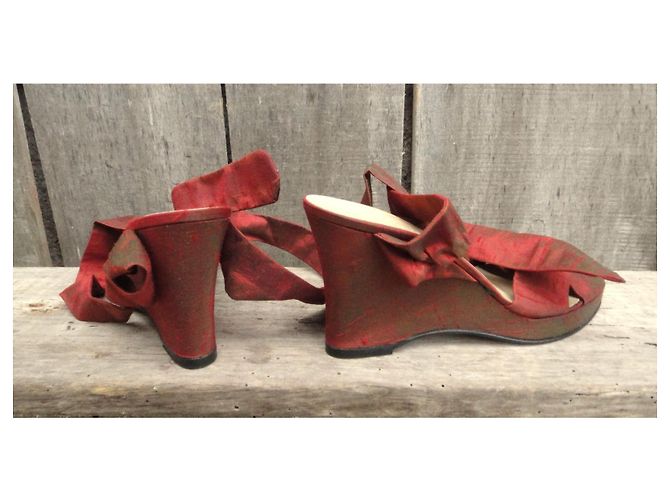 Nicole Fahri Sandali Rosso - vista 4
