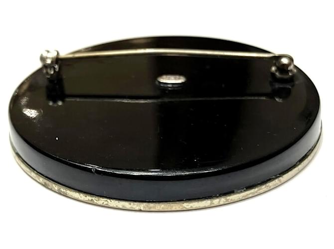 Spilla Chanel nera con logo Nero - vista 5