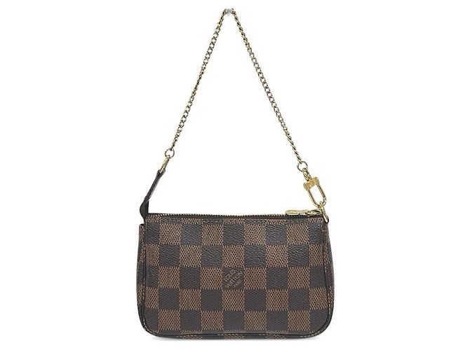 Sac à bandoulière Louis Vuitton Mini Pochette Accessoires Marron - vue 2