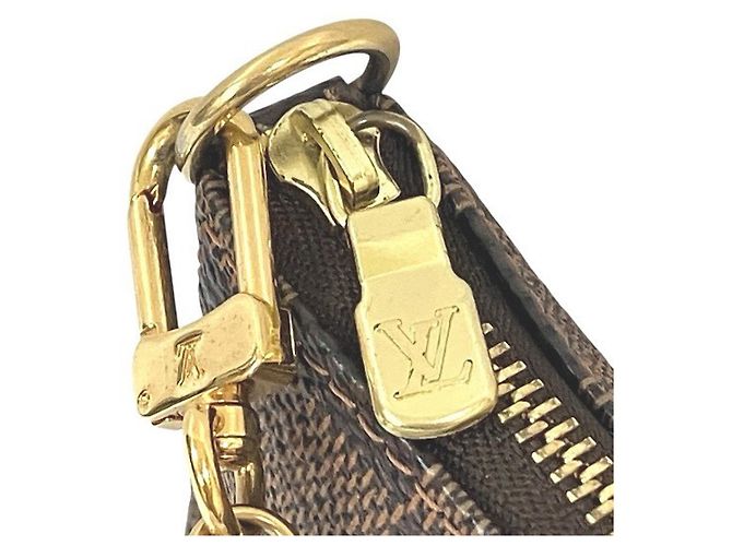 Sac à bandoulière Louis Vuitton Mini Pochette Accessoires Marron - vue 5