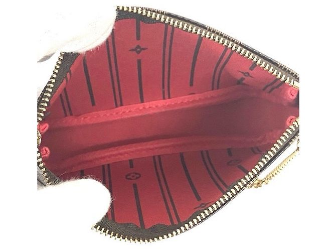 Sac à bandoulière Louis Vuitton Mini Pochette Accessoires Marron - vue 7
