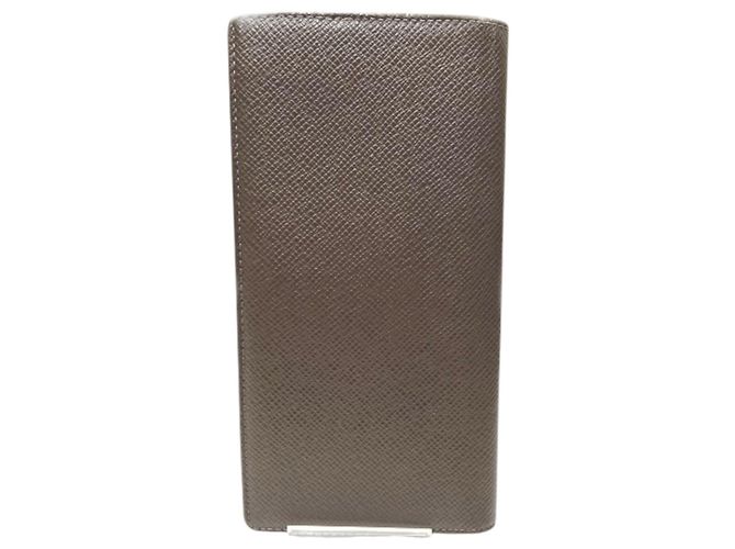 Cartera Plegable Louis Vuitton Portefeuille Brazza Glacier Castaño - vista 2