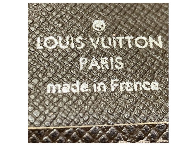Cartera Plegable Louis Vuitton Portefeuille Brazza Glacier Castaño - vista 4