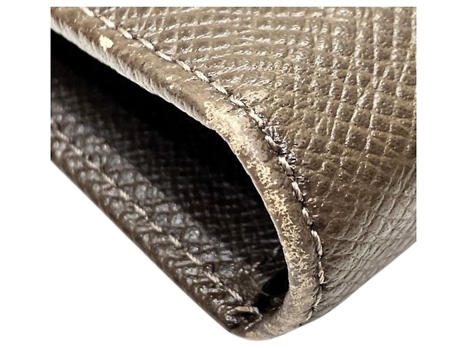 Cartera Plegable Louis Vuitton Portefeuille Brazza Glacier Castaño - vista 6