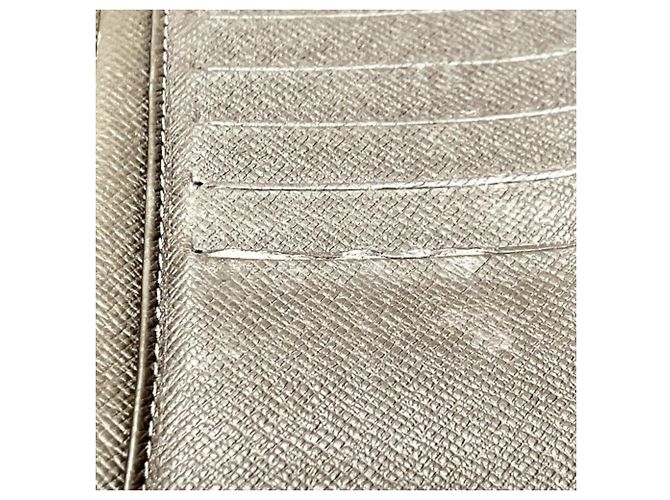 Cartera Plegable Louis Vuitton Portefeuille Brazza Glacier Castaño - vista 8