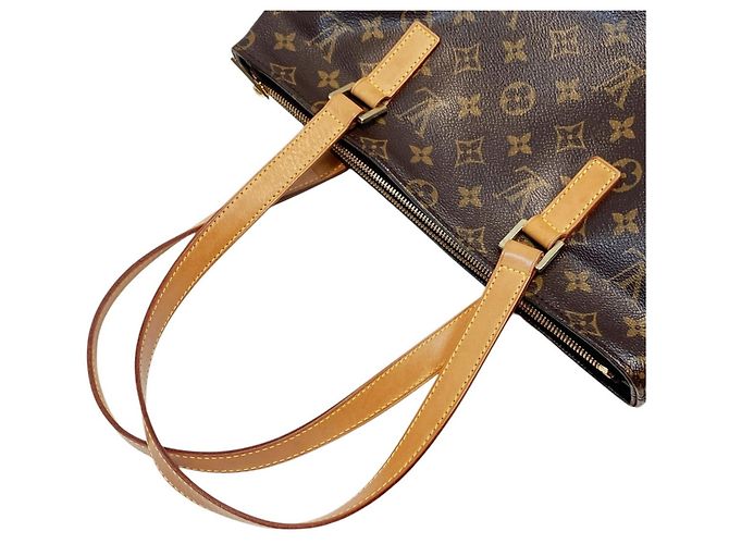 Borsa a Spalla Louis Vuitton Cabas Piano Marrone - vista 8