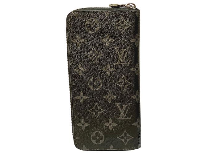 Portafoglio lungo Louis Vuitton Monogram Eclipse Nero - vista 2