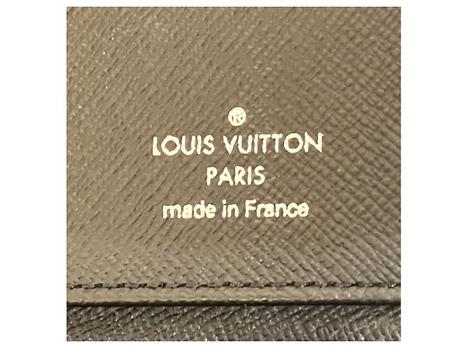 Portafoglio lungo Louis Vuitton Monogram Eclipse Nero - vista 4