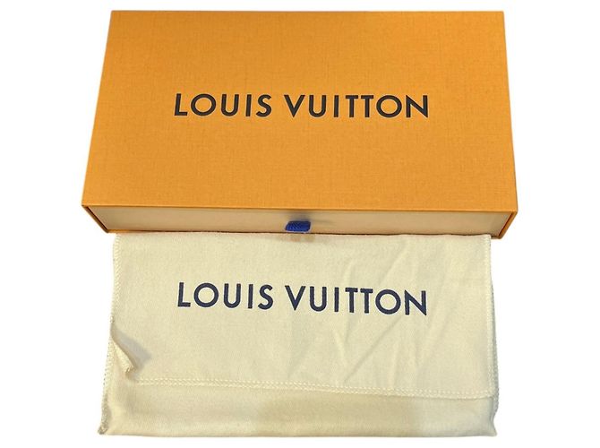 Portafoglio lungo Louis Vuitton Monogram Eclipse Nero - vista 5
