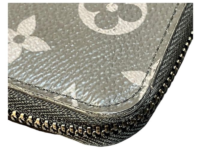 Portafoglio lungo Louis Vuitton Monogram Eclipse Nero - vista 9