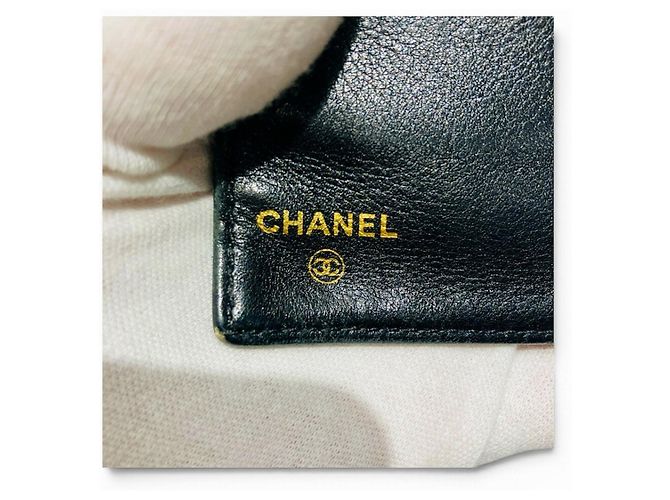 Chanel Coco Mark Bi-fold Wallet Schwarz - Ansicht 4