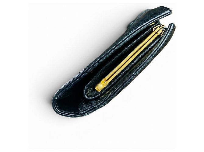 Chanel Coco Mark Bi-fold Wallet Schwarz - Ansicht 9
