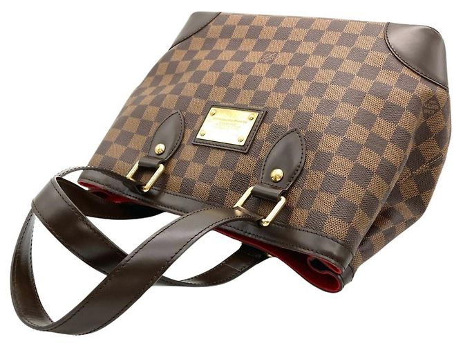 Borsa Louis Vuitton Hampstead PM Marrone - vista 3