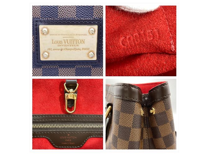 Borsa Louis Vuitton Hampstead PM Marrone - vista 6