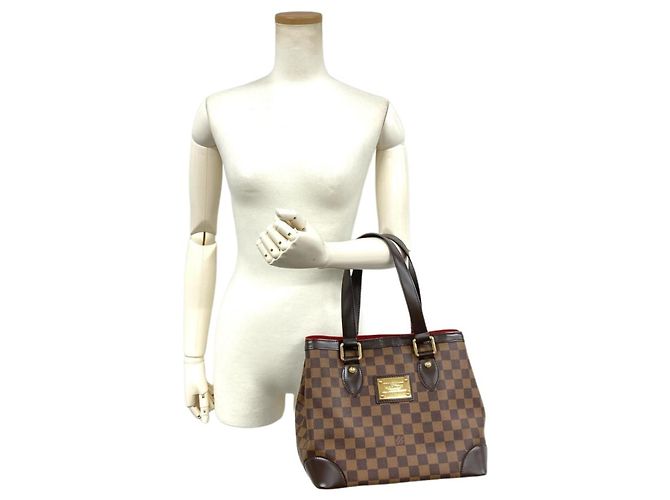 Borsa Louis Vuitton Hampstead PM Marrone - vista 7
