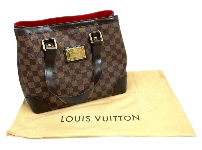 Borsa Louis Vuitton Hampstead PM Marrone - vista 8