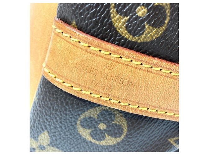 Noe Borsa a Spalla Louis Vuitton Petit Noé Marrone - vista 7