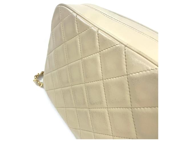 Borsa a Spalla Chanel Matelassé Chain Beige - vista 7