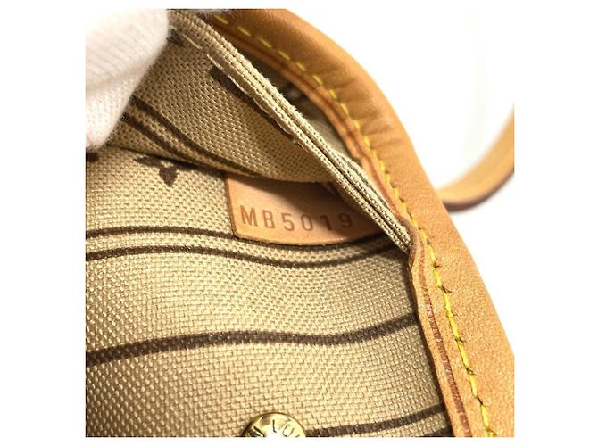 Borsa Tote Louis Vuitton Neverfull PM Marrone - vista 7